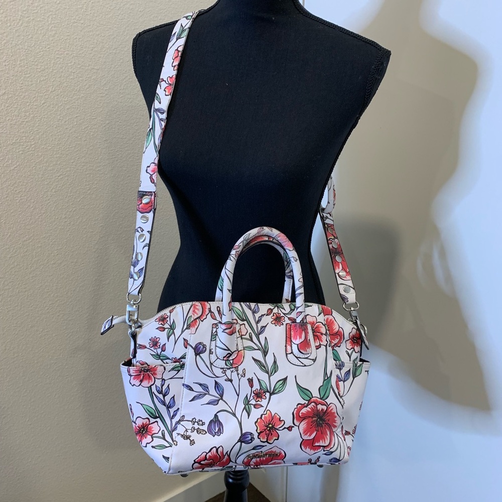 SOLD-floral shoulder bag